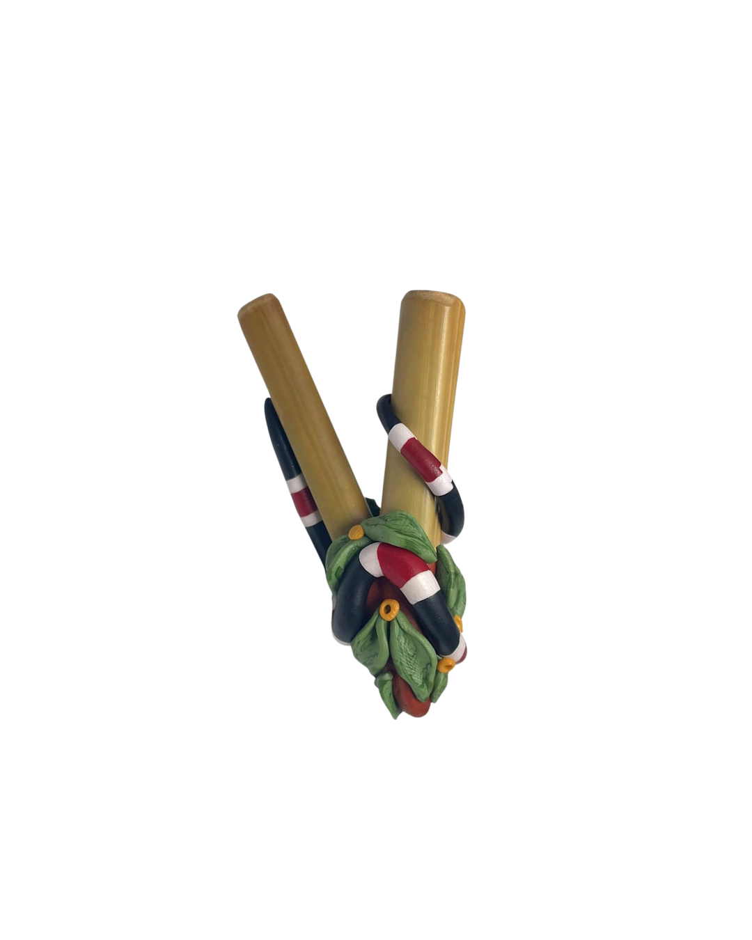 Bamboo Kuripe - Sacred Snake Edition